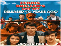 Ferris Bueller's Day Off Turns 40 Years Old