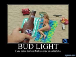 Bud Light beer are you an alcoholic