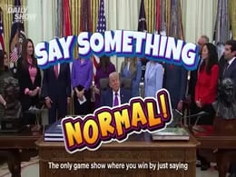 Trump Tries To Say Something Normal Game Show