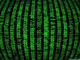 Cool Matrix type wallpaper for your iPhone
