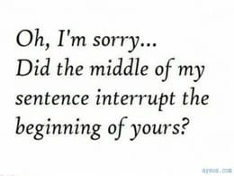 Funny picture interrupting people