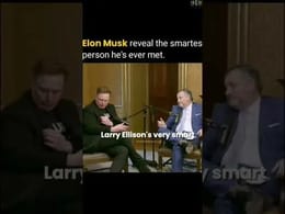 Elon Musk Gets Asked Who's Smarter