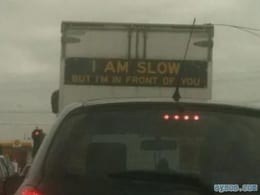 Slow drivers | slow but in front of you
