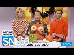 Michael Keaton Makes Halloween Cookies on SNL