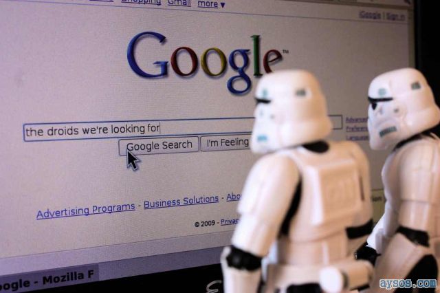 Funny Star Wars droids Google picture