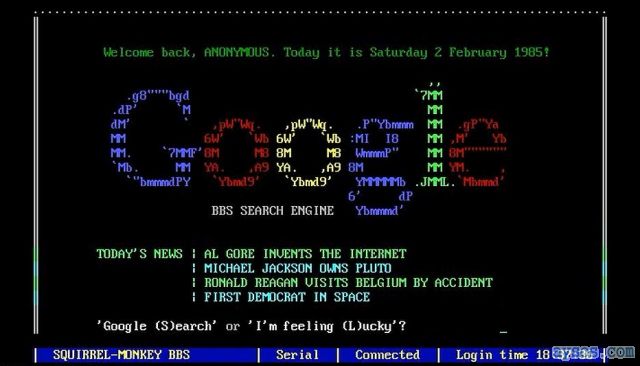 Funny Old Google Search Engine