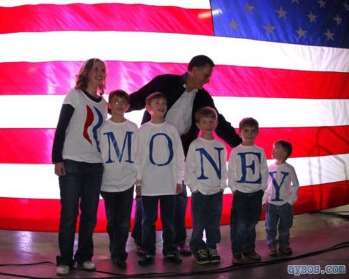 Mitt Romney can spell Money