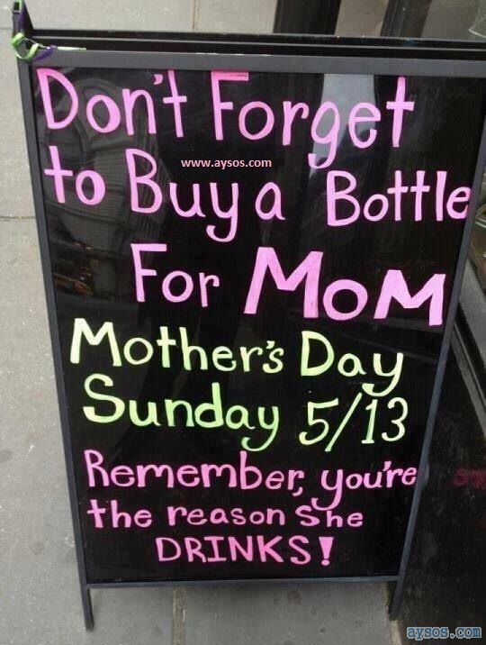 Buy Mom a Drink on Mothers Day