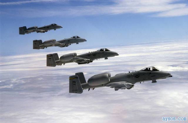 USAF A-10 millitary attack planes