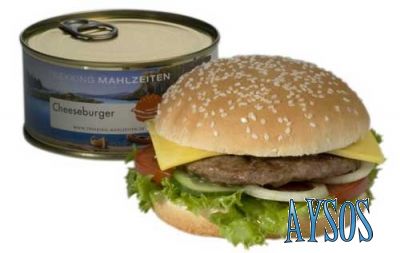 Cheeseburger in a can?