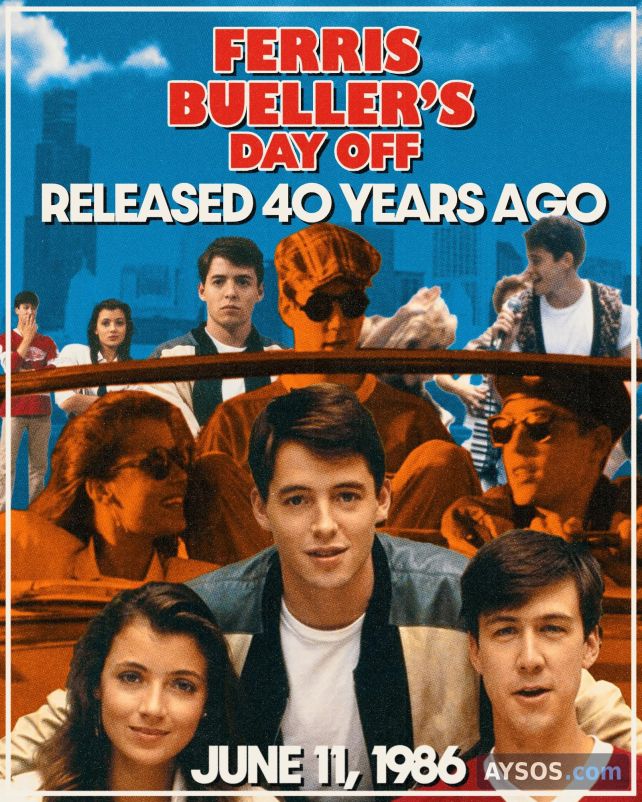 Ferris Bueller's Day Off Turns 40 Years Old