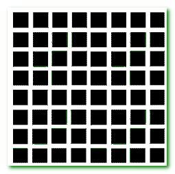 Moving Dots Optical Illusion