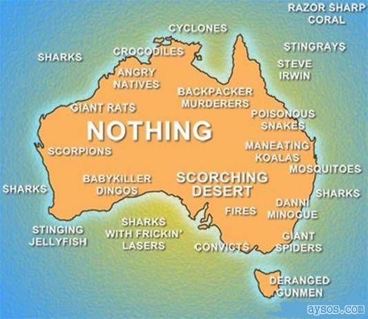 Ever wonder what is in Australia