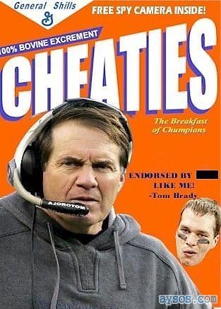 New England Patriots cheaties for cheaters