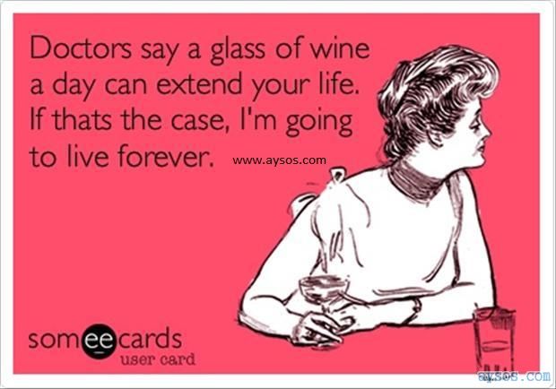 Glass of Wine and Live Longer