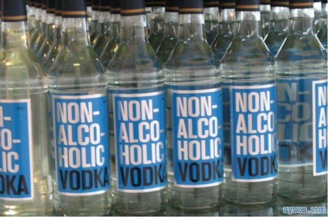 Non alcoholic Vodka drink