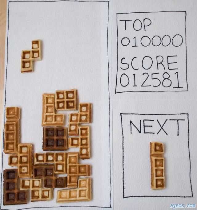 Waffle Tetris Game