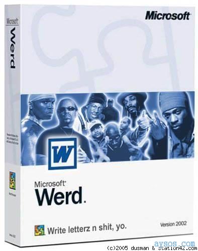 MS Werd Microsoft Word Spoof