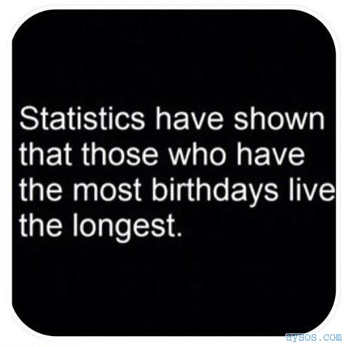 Birthday statistics funny picture