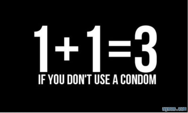 Funny picture to use a condom