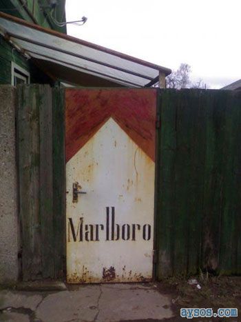 Marlboro Painted Fence Gate