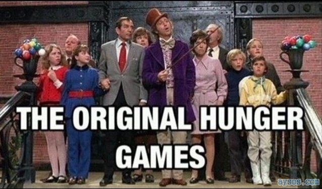 Willy Wonka Chocolate Hunger Games