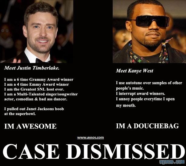 Kanye West vs Justin Timberlake