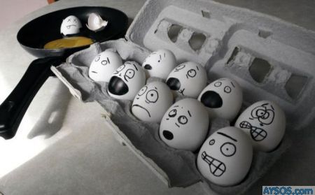Worried Eggs