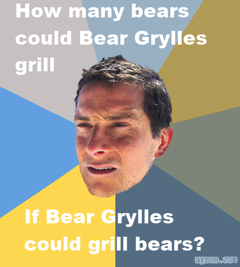 Funny Bear Grylls