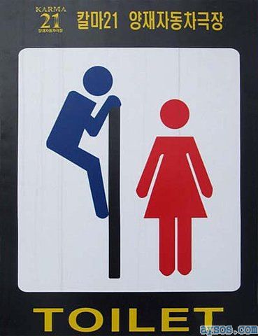 Cool Toilet Sign
