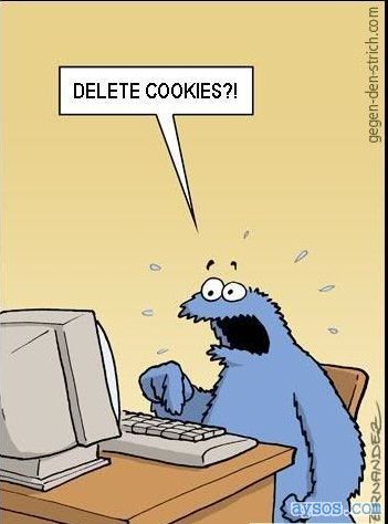 Cookie Monster Deleting Cookies