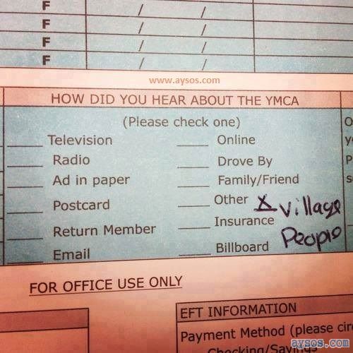 Where Did you Hear about the YMCA