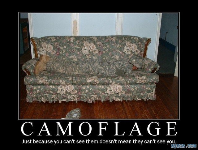Funny Camouflage Soldier
