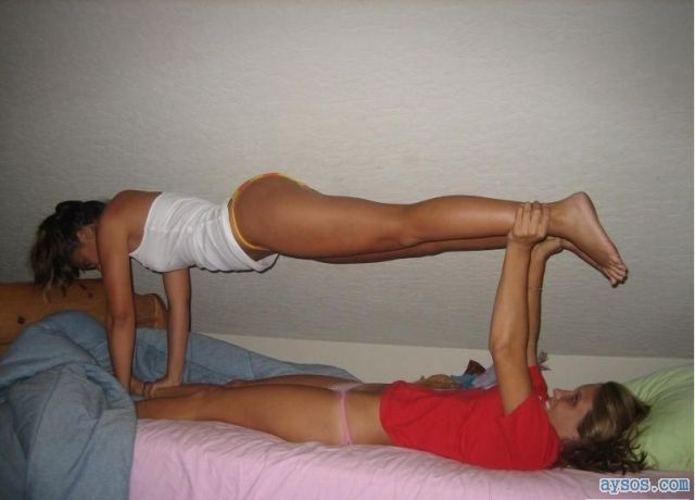 Hot picture girl on girl planking