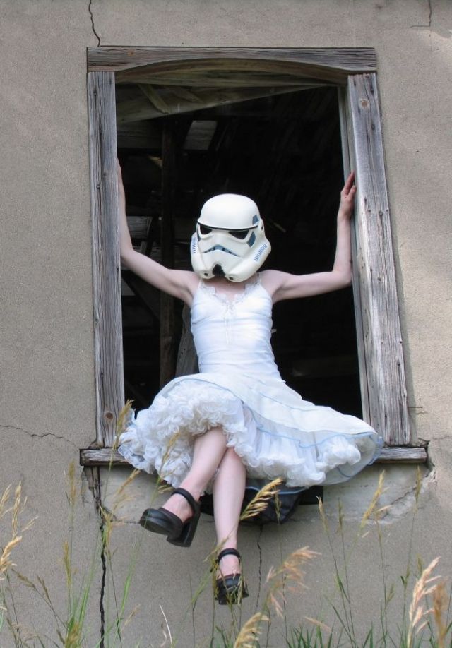 Cute Star Wars storm trooper babe