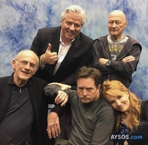 Back to the Future Cast Reunites for Photo
