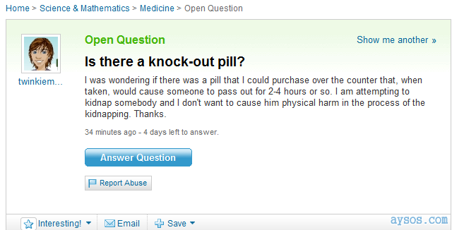 Knock Out Pill