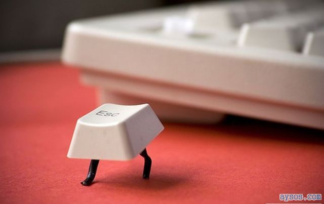 Escape little escape keyboard character