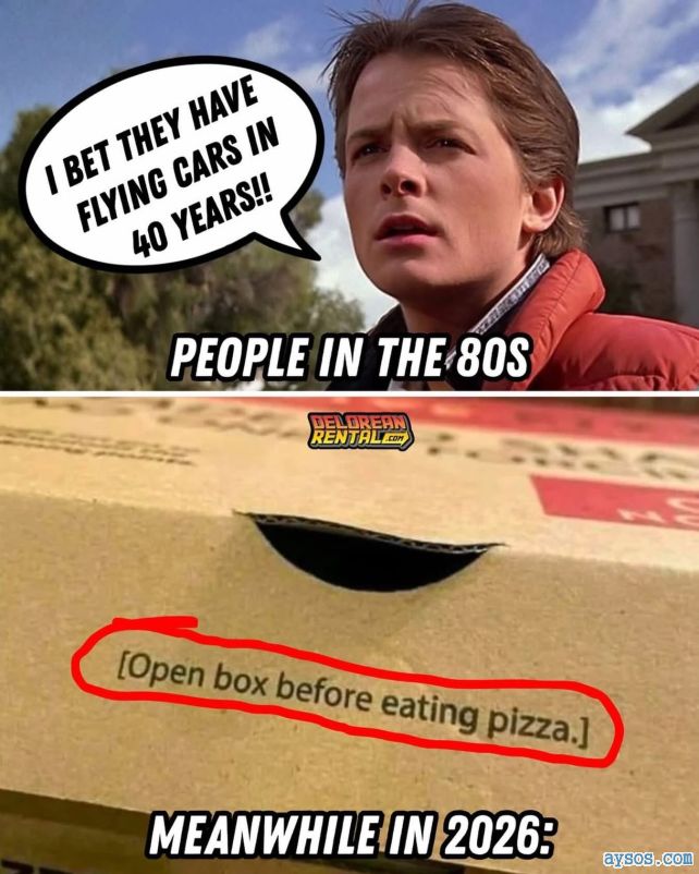 80s Kids vs 2026 Pizza Box Instructions