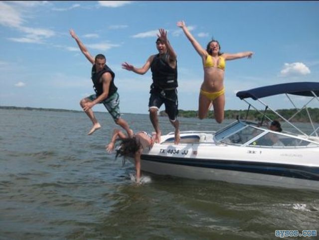 Failed Jumping Off A Boat Picture