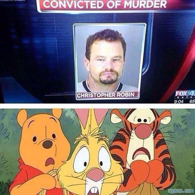 Christopher Robin Arrested