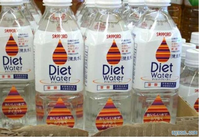 Funny picture of diet WATER