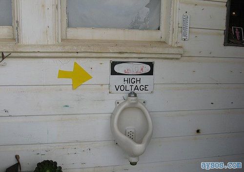 Electric Urinals are dangerous