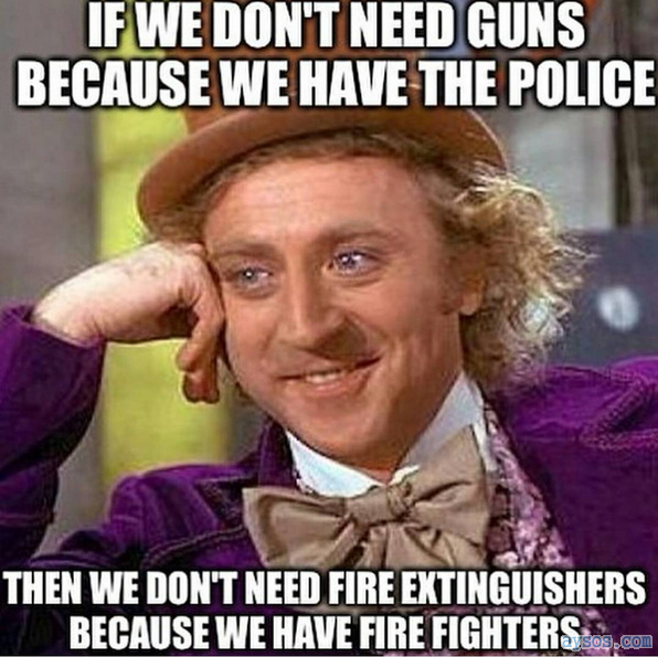 Guns are like Fire Extinguishers