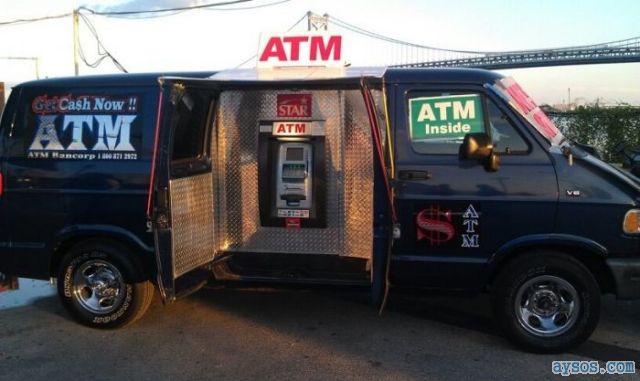 The mobile ATM machine