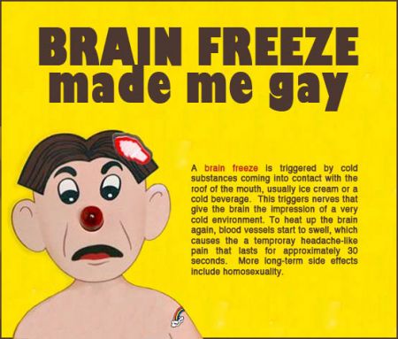 Funny Brain Freeze Picture