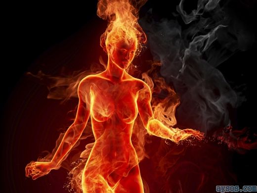 Cool Fire Woman picture