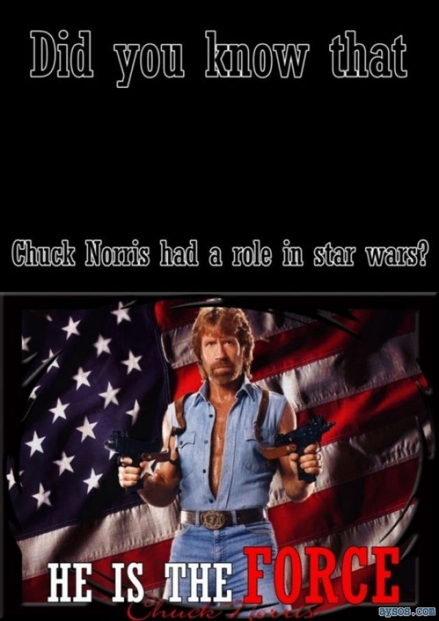 Chuck Norris had a role in Star Wars