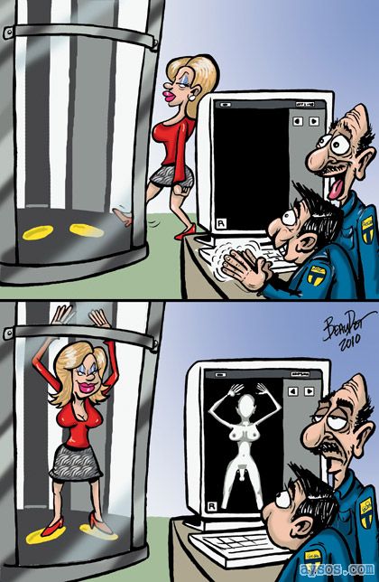 Funny airport security picture