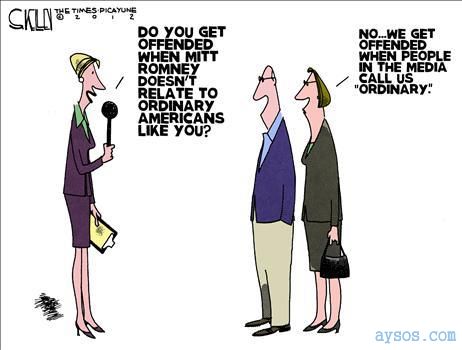 Funny cartoon Politics and ordinary Americans